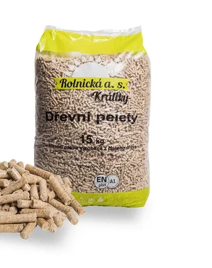 Pellet drzewny Rolnická Králíky ENplus A1 Ø 8 mm – paleta 990 kg
